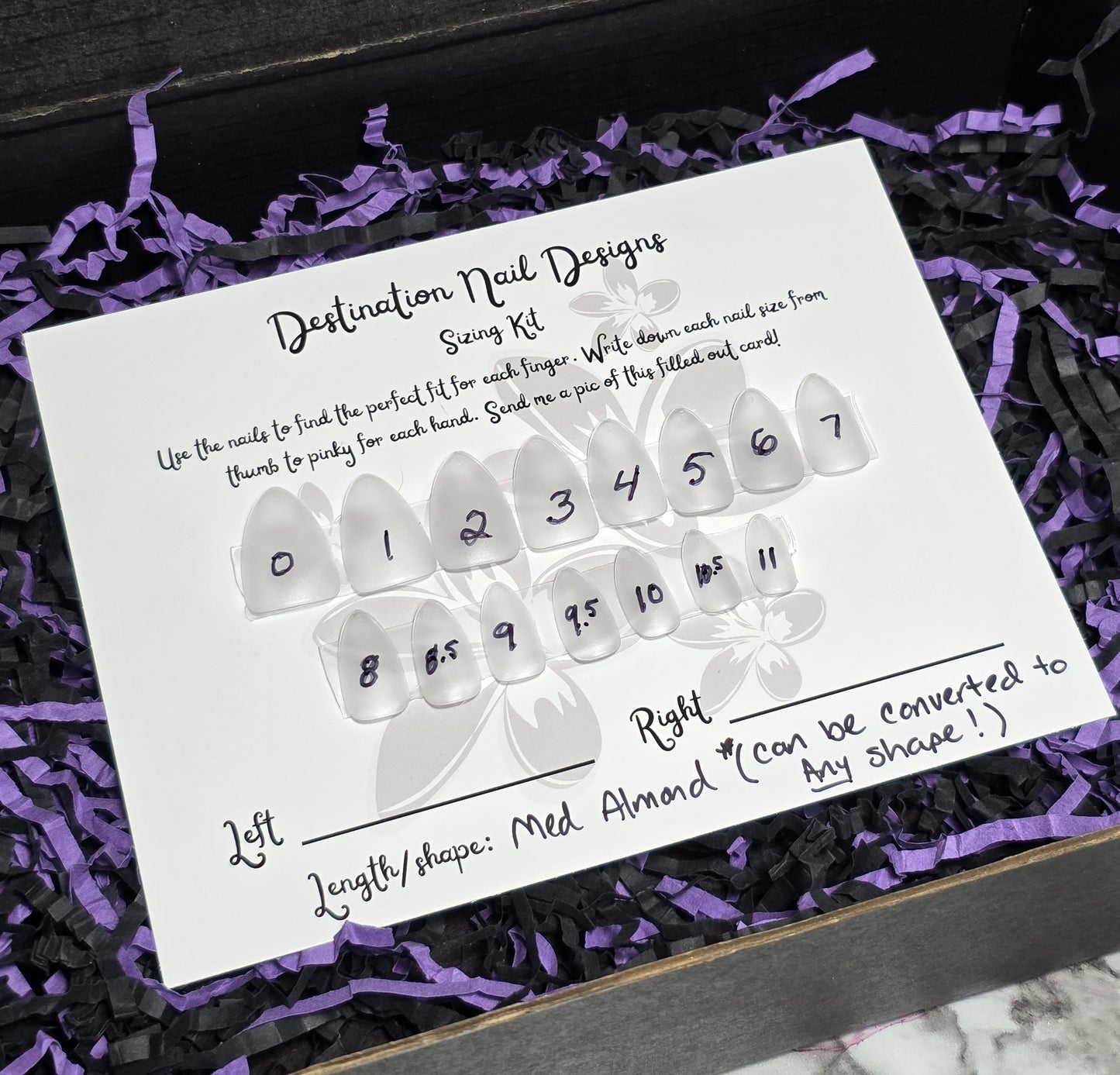 Standard Press On Sizing Kit