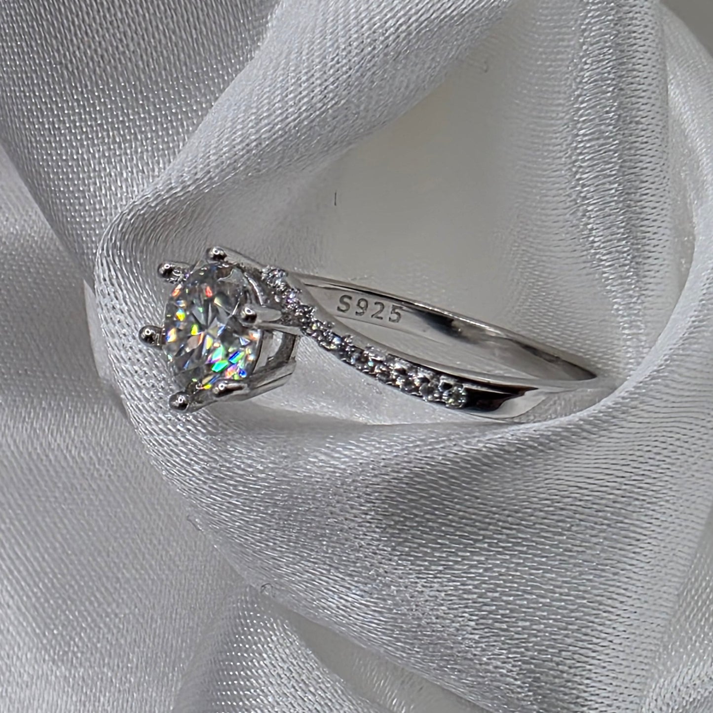 1 Ctw Moissanite- Size 5.75