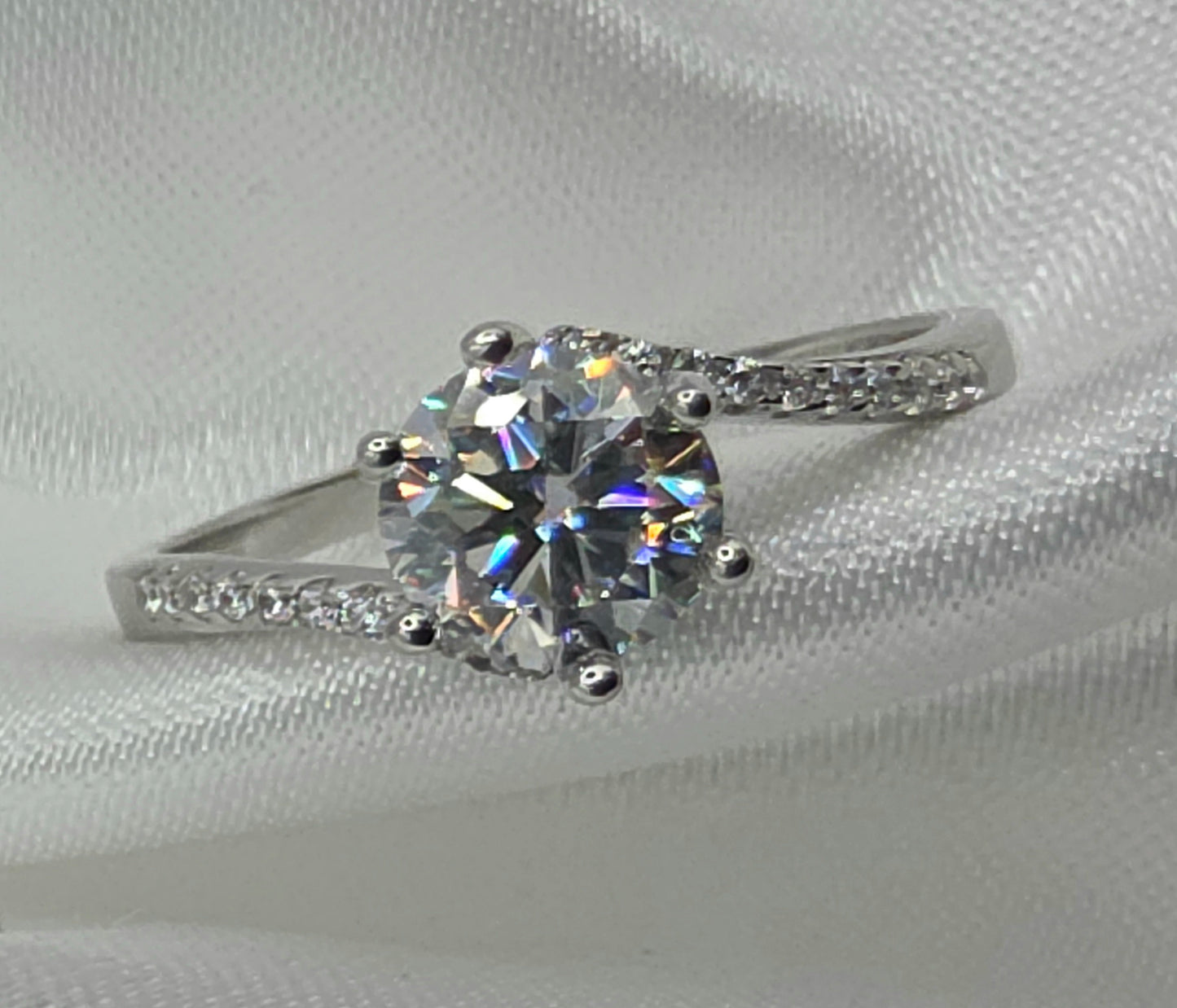 1 Ctw Moissanite- Size 5.75