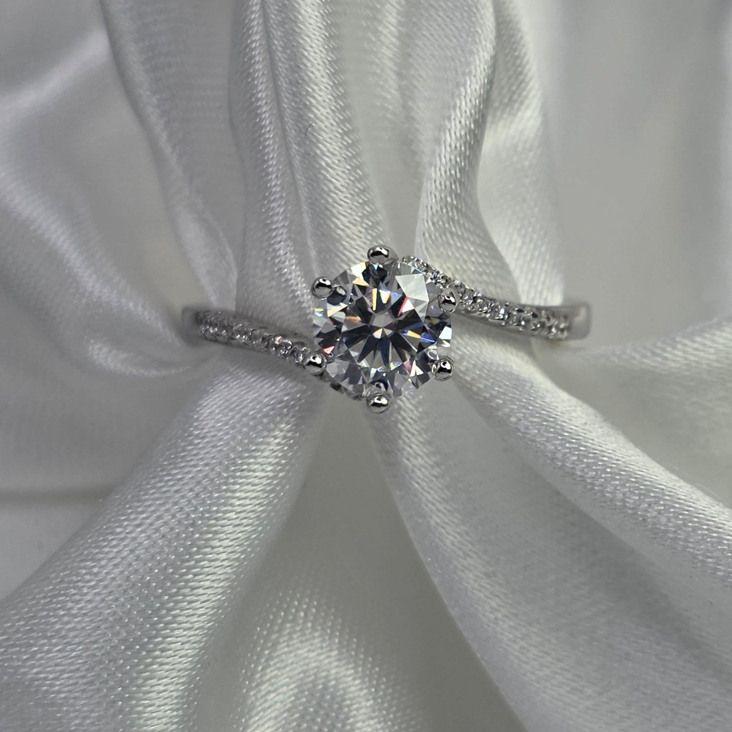 1 Ctw Moissanite- Size 5.75