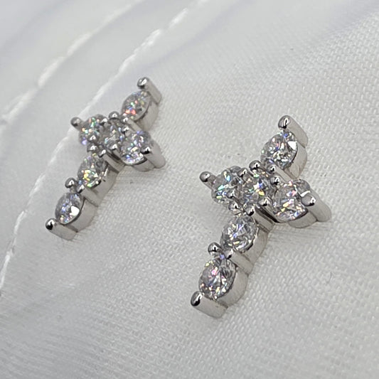 1 Ctw Moissanite Crosses SB