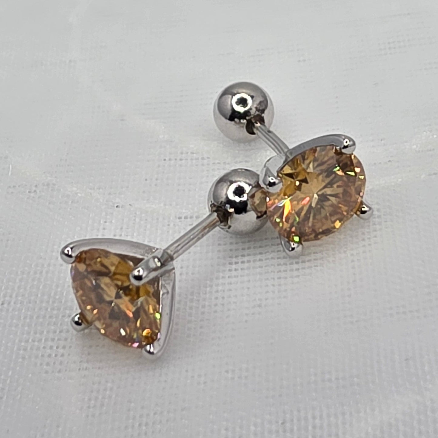 2 Ctw Yellow Moissanite SB