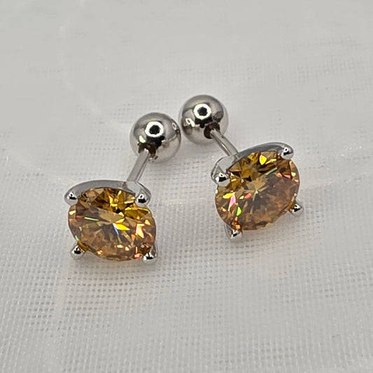 2 Ctw Yellow Moissanite SB