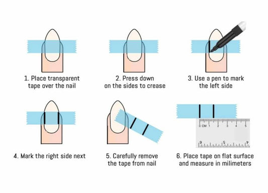 How to measure your nails!